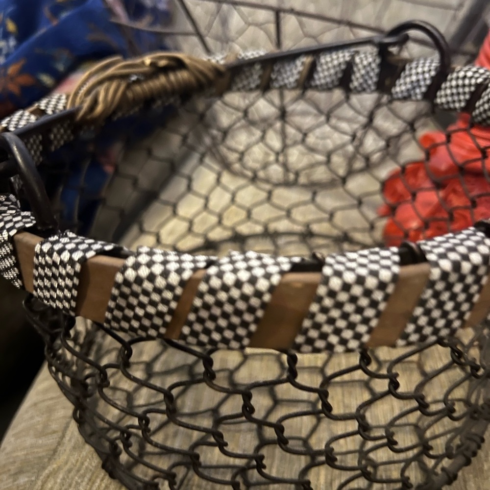 Small Circular Wire Basket
